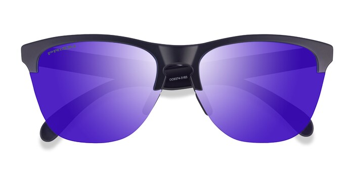 Oakley Frogskins Lite - Square Matte Black Frame Prescription Sunglasses |  Eyebuydirect