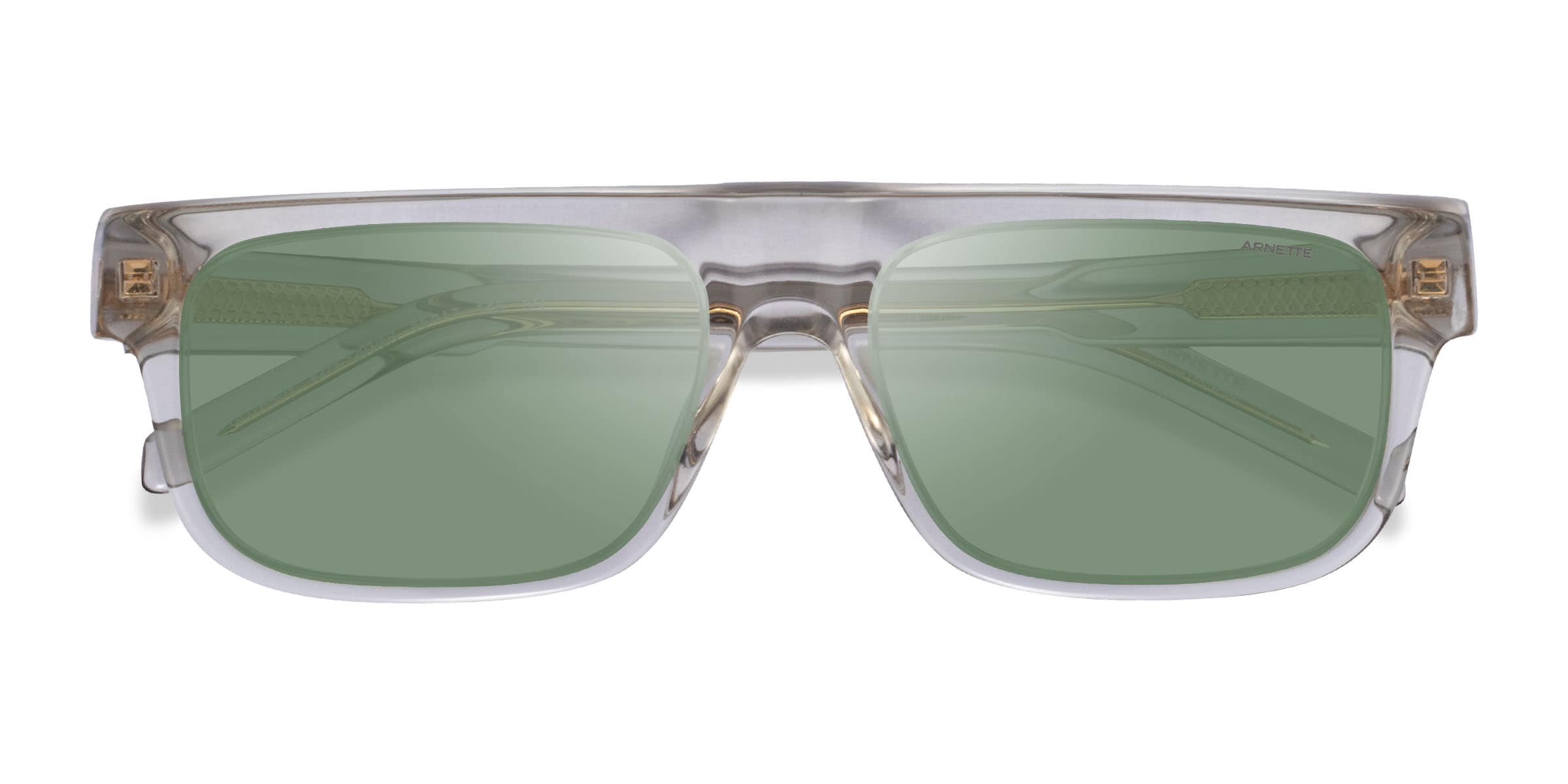 ARNETTE Gothboy - Rectangle Gray Transparent Frame Prescription ...