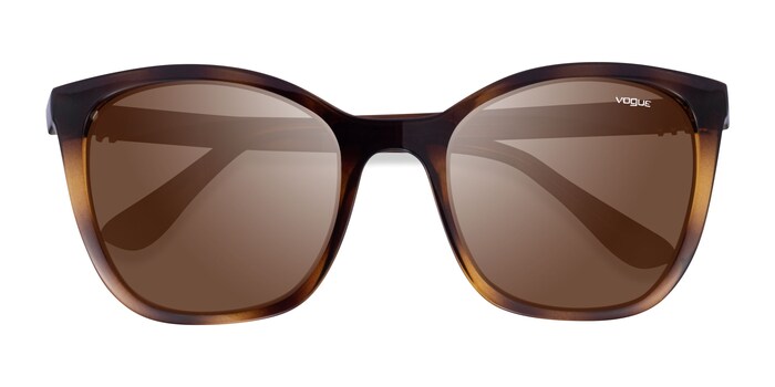 Vogue Eyewear VO5243SB - Cat Eye Dark Tortoise Frame Sunglasses For Women |  Eyebuydirect