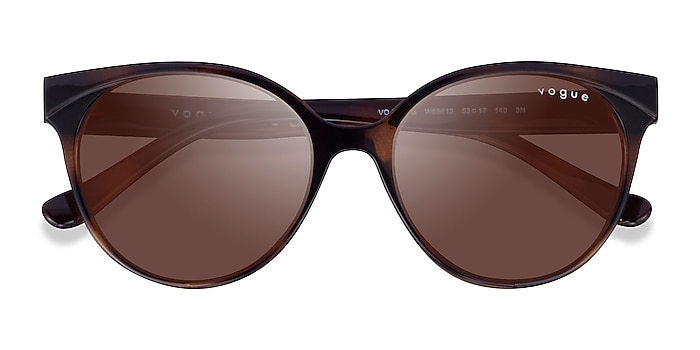Dark Tortoise Vogue Eyewear VO5246S -  Plastic Sunglasses