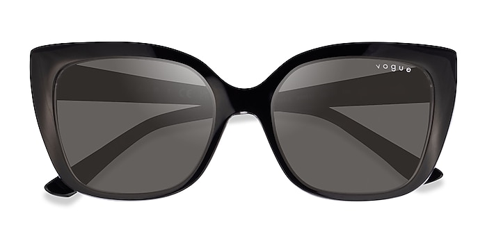 Black Clear Vogue Eyewear VO5337S -  Plastic Sunglasses