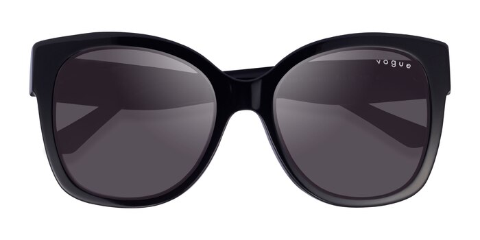 Vogue Eyewear VO5338S - Cat Eye Black Frame Sunglasses For Women ...