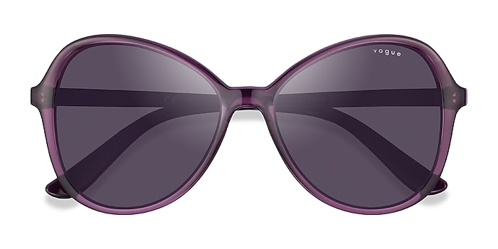 Transparent Purple Vogue Eyewear VO5349S -  Plastic Sunglasses