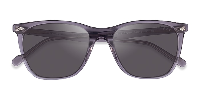 Transparent Gray Vogue Eyewear VO5351S -  Acetate Sunglasses