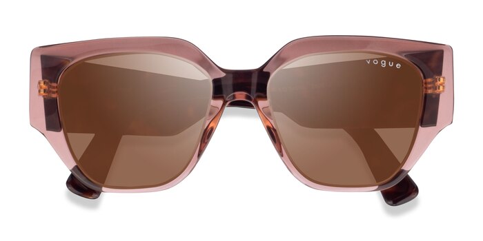 Transparent Pink Vogue Eyewear VO5409S -  Acétate Lunettes de soleil