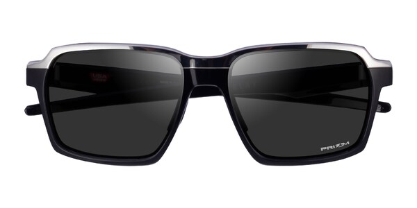 Oakley Parlay - Rectangle Polished Black Frame Sunglasses For Men