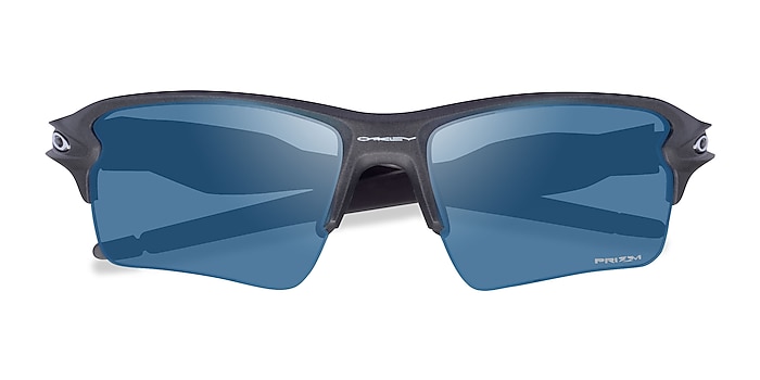 Steel Oakley Flak 2.0 -  Plastic Sunglasses