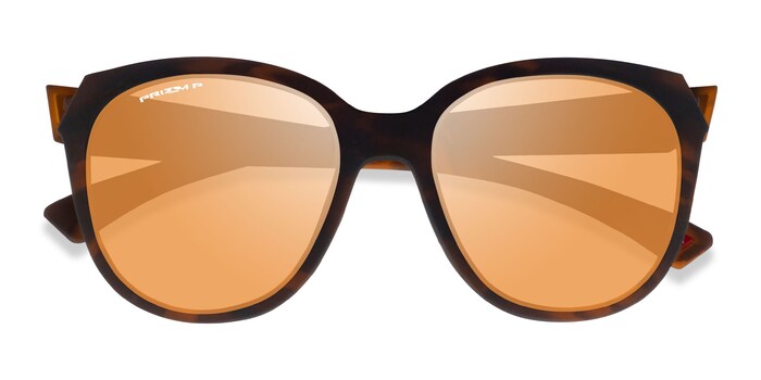 Gietvorm Buiten adem maximaal Oakley OO9433 - Round Matte Brown Tortoise Frame Sunglasses For Women |  Eyebuydirect