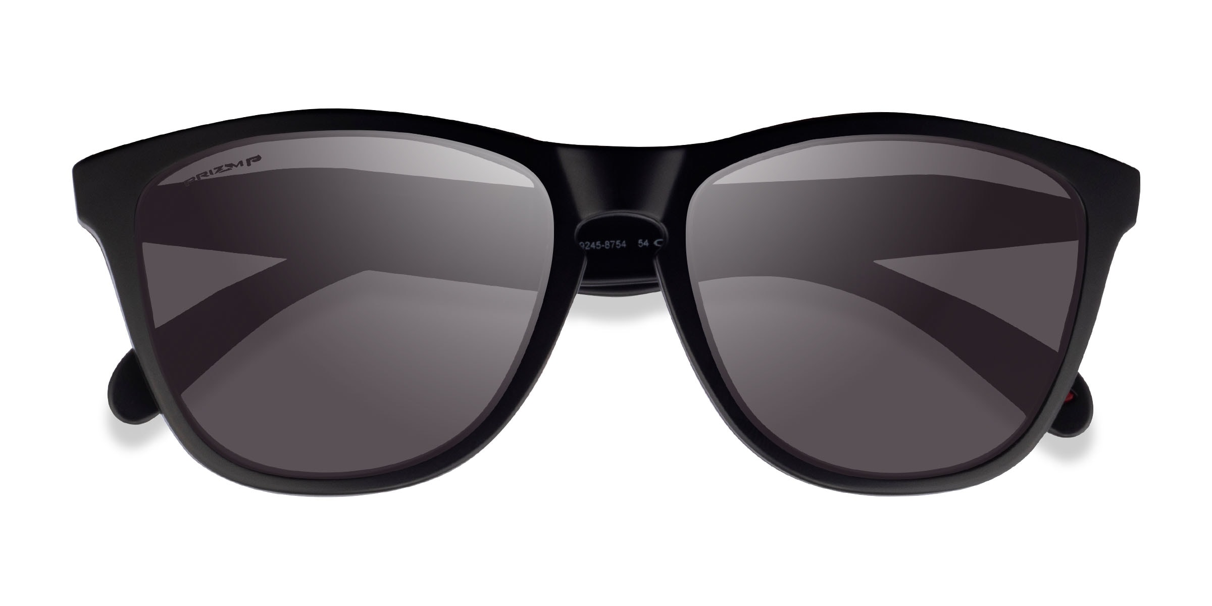 Oakley OO9245 Frogskins TM - Square Matte Black Frame Sunglasses
