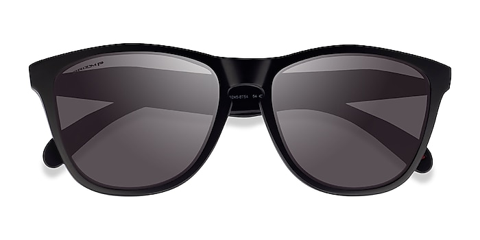 Matte Black Oakley Frogskins TM -  Plastic Sunglasses