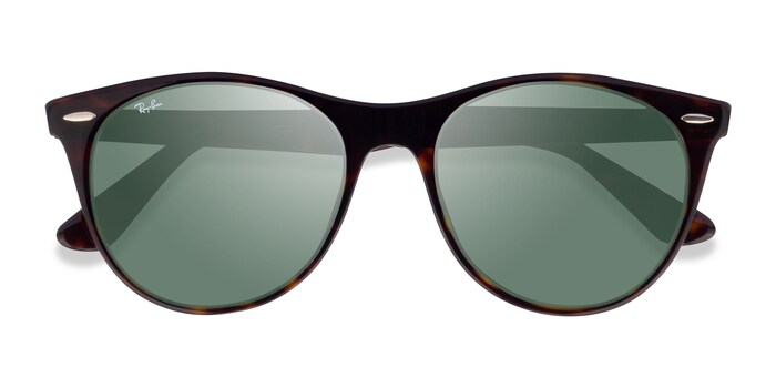 Ray-Ban RB2185 - Round Tortoise Frame Prescription Sunglasses | Eyebuydirect