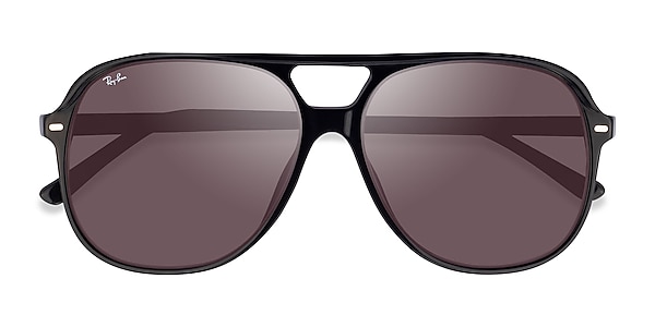 Ray-Ban RB2198 Bill - Aviator Black Frame Prescription Sunglasses |  Eyebuydirect