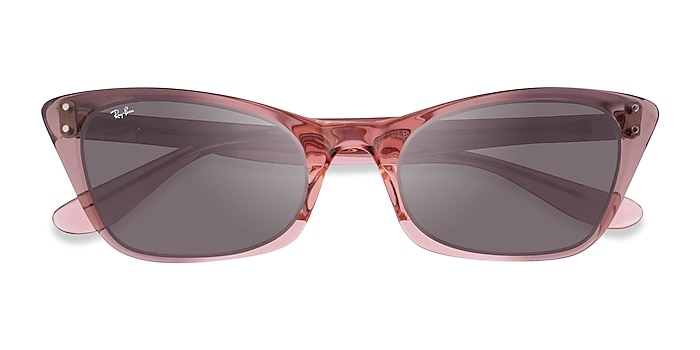 Transparent Pink Ray-Ban RB2299 -  Acetate Sunglasses