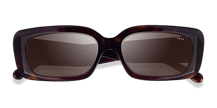 Dark Tortoise Vogue Eyewear VO5440S -  Acetate Sunglasses