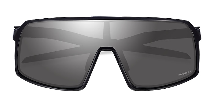 Shinny Black Oakley Sutro -  Plastic Sunglasses