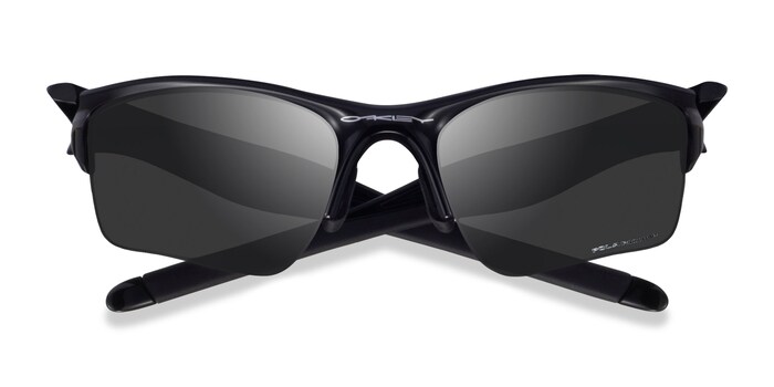 Oakley Half Jacket  - Rectangle Shinny Black Frame Prescription  Sunglasses | Eyebuydirect Canada