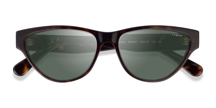 Écaille Noire Vogue Eyewear VO5513S -  Acétate Lunettes de soleil
