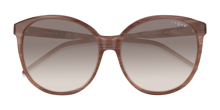 Striped Brown  Vogue Eyewear VO5509S -  Acétate Lunettes de soleil