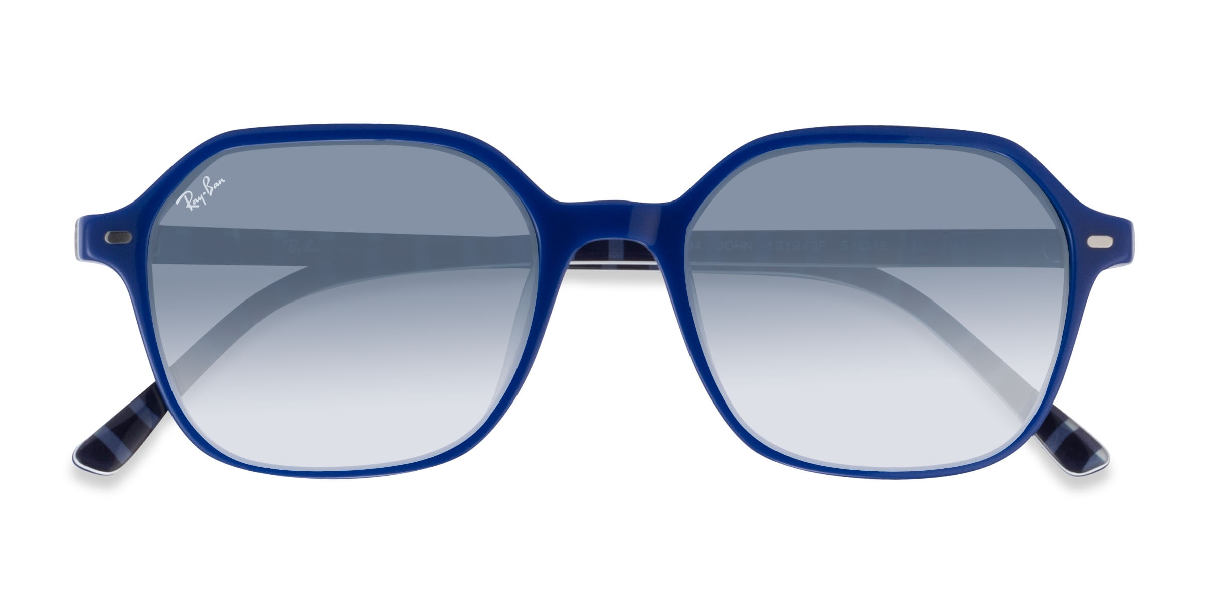 RAY-BAN RB2194 JOHN SUNGLASSES BLUE NWOT luspl01757_3d.jpg main image 3