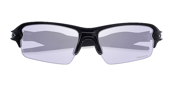 Polished Black Oakley Flak 2.0 -  Plastic Sunglasses