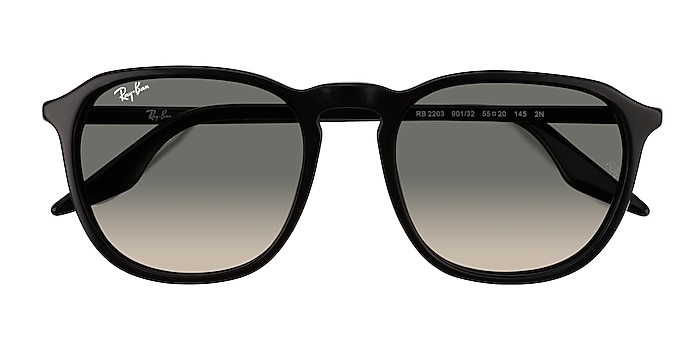 Black Ray-Ban RB2203 -  Acetate Sunglasses