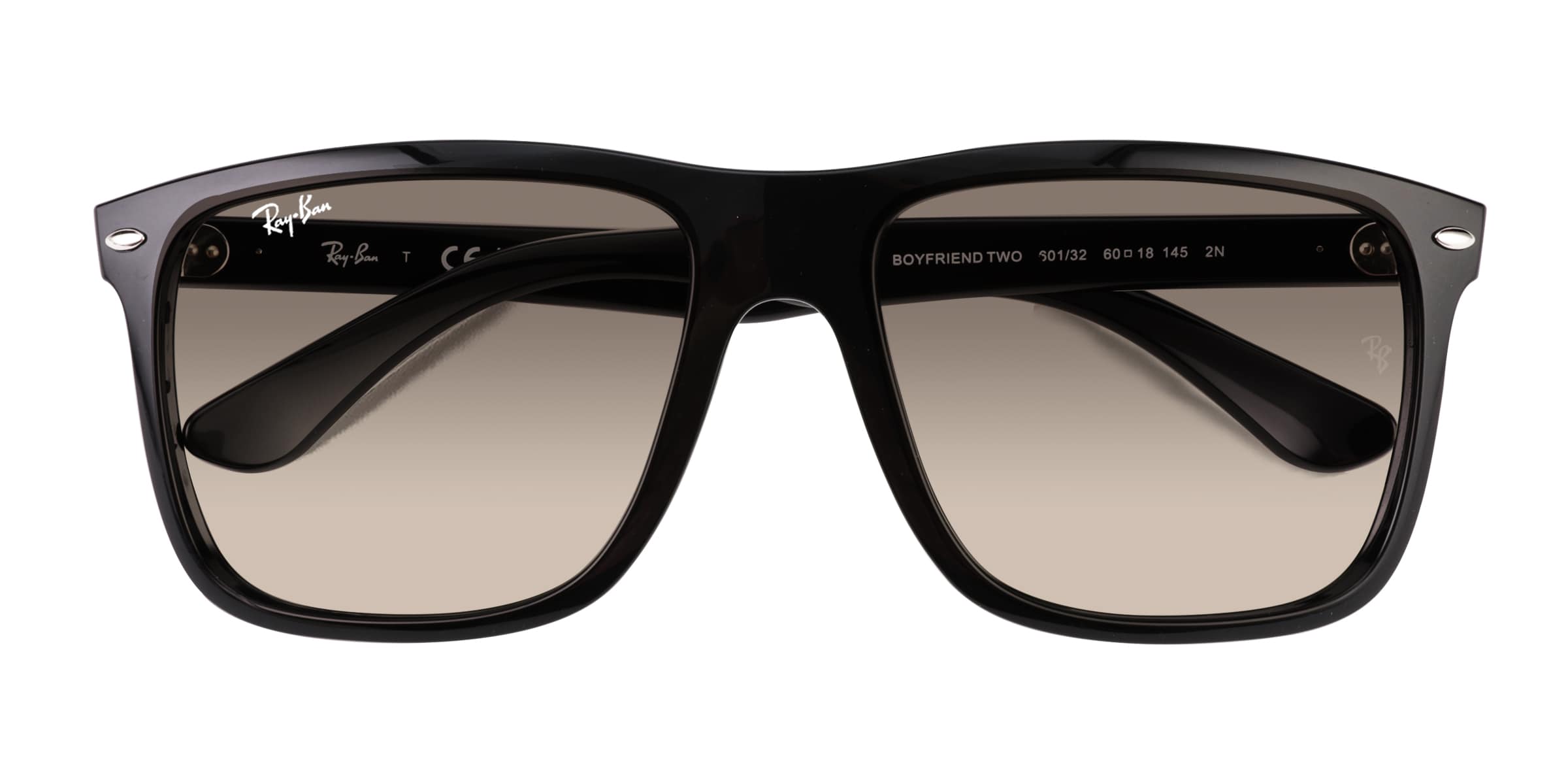 Ray Ban RB4547 Boyfriend Two Wayfarer Black Frame Prescription