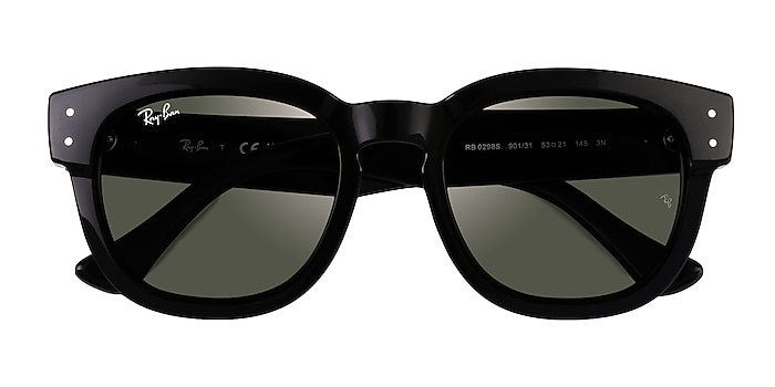 Black Ray-Ban RB0298S Mega Hawkeye -  Plastic Sunglasses