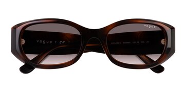 Dark Tortoise Vogue Eyewear VO5525S -  Plastic Sunglasses