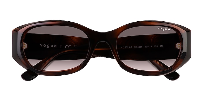 Dark Tortoise Vogue Eyewear VO5525S -  Plastic Sunglasses
