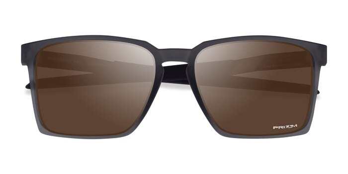 Clear Gray Oakley Exchange Sun -  Plastic Sunglasses