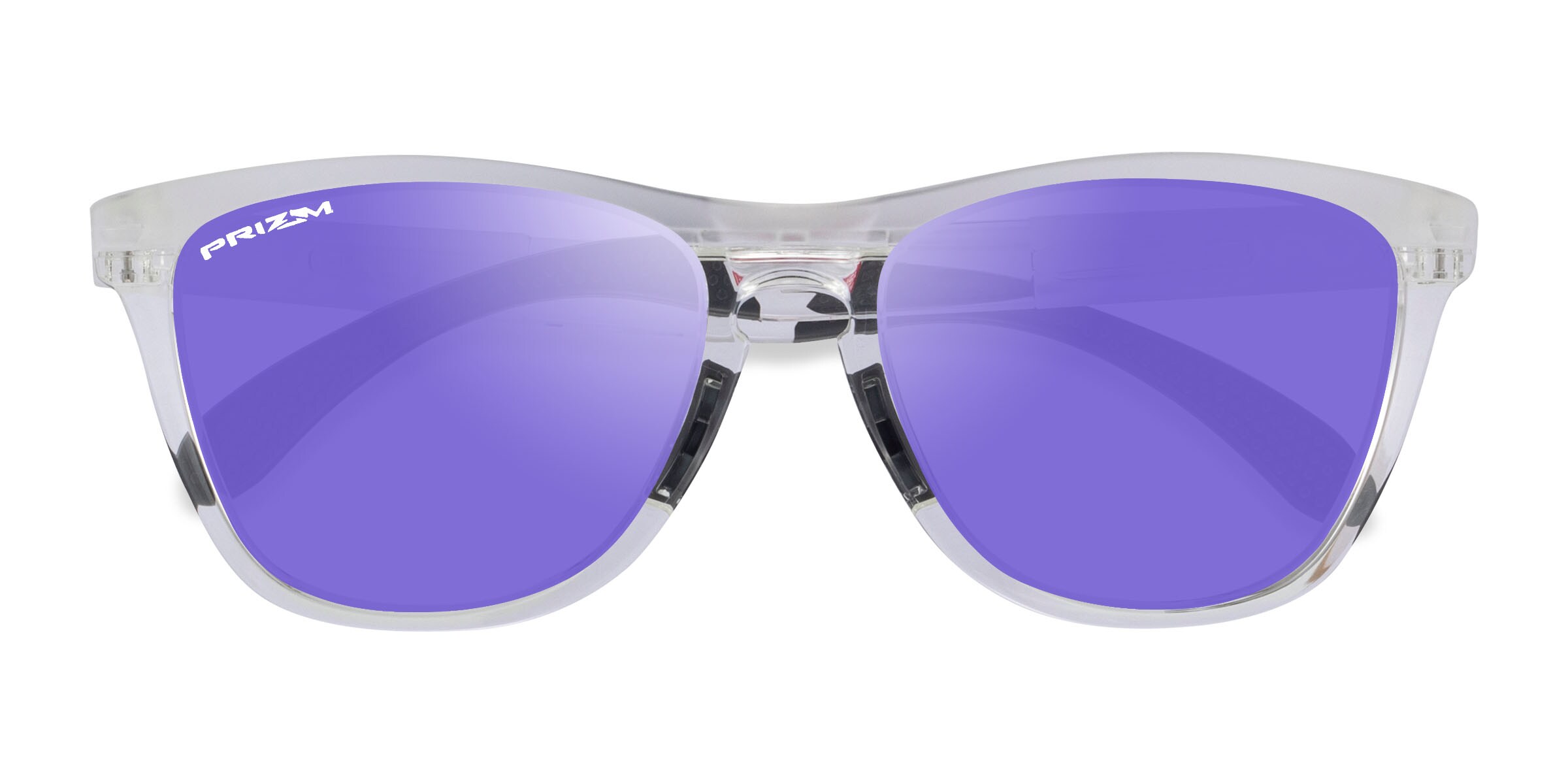 Oakley Frogskins Range Sunglasses Matte Clear Prizm Violet