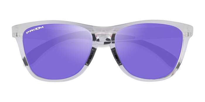 Matte Clear Oakley OO9284 Frogskins Tm -  Plastic Sunglasses