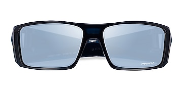 Clear Blue Oakley Heliostat -  Plastic Sunglasses
