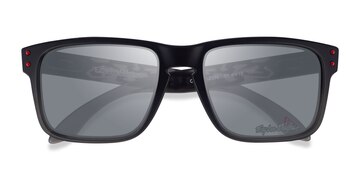 Black Matte Oakley OO9102 Holbrook -  Plastic Sunglasses