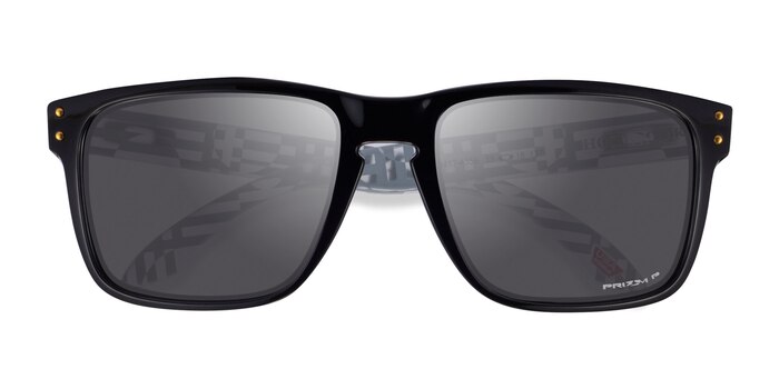 Shiny Black Oakley Holbrook Xl -  Plastic Sunglasses