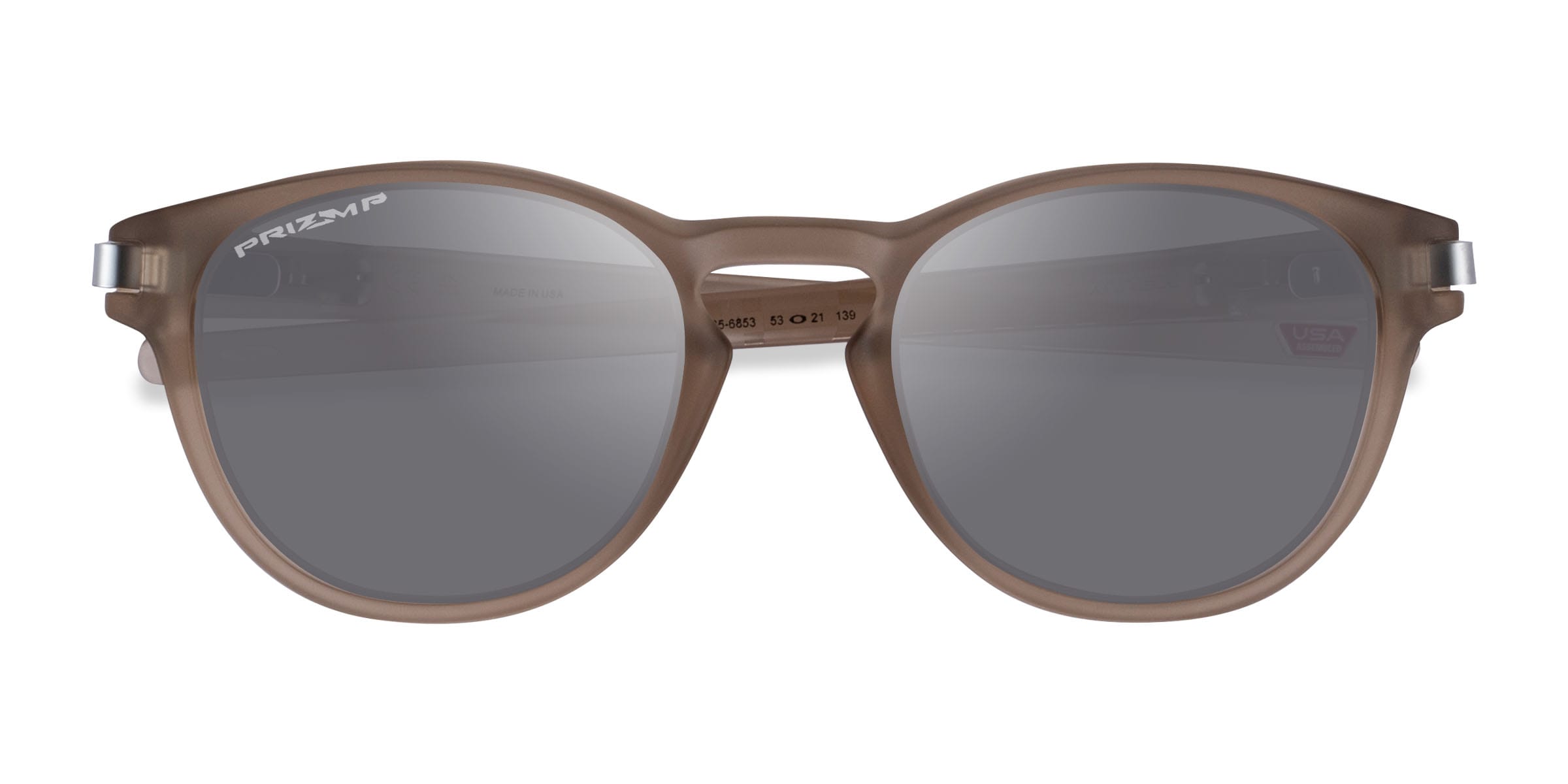 Oakley Latch - Round Clear Gray Frame Prescription