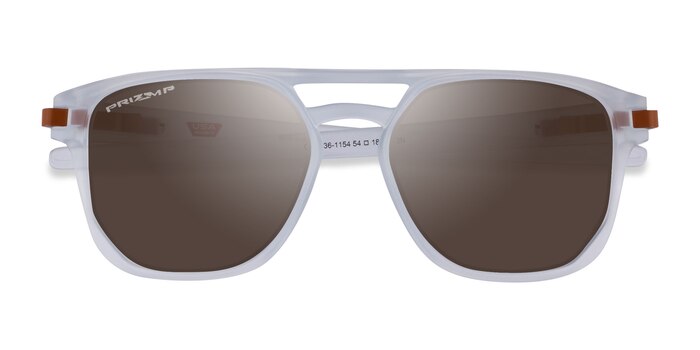 Matte Clear Oakley Latch Beta -  Plastic Sunglasses