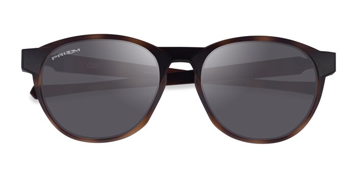 Matte Clear Tortoise Oakley Reedmace -  Plastic Sunglasses