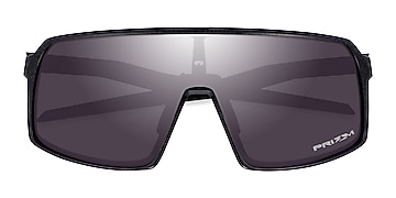 Shiny Black Oakley Sutro -  Plastic Sunglasses