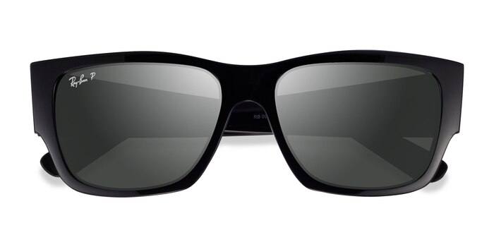 Shiny Black Ray-Ban RB0947S Carlos -  Plastique Lunettes de soleil