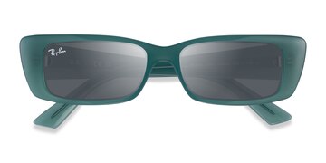 Clear Shiny Green Ray-Ban RB4425 Teru -  Écoresponsables Lunettes de soleil