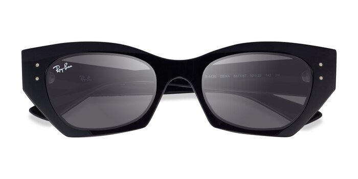 Shiny Black Ray-Ban RB4430 Zena -  Écoresponsables Lunettes de soleil