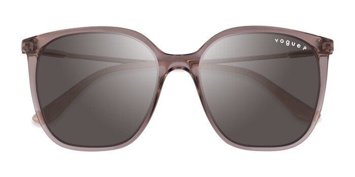 Clear Brown Vogue Eyewear VO5564S -  Plastique Lunettes de soleil