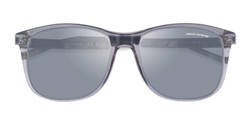Clear Gray Armani Exchange AX4070S -  Plastique Lunettes de soleil