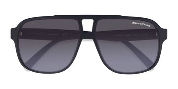 Matte Black Armani Exchange AX4104S -  Plastique Lunettes de soleil