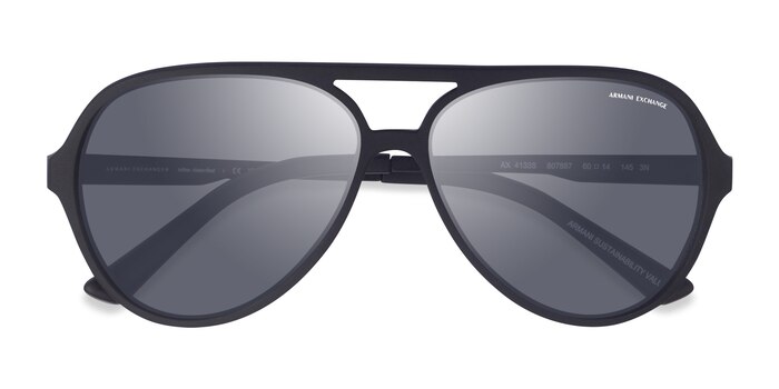 Matte Black Armani Exchange AX4133S -  Eco Friendly Sunglasses