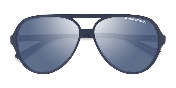 Matte Navy Armani Exchange AX4133S -  Eco Friendly Sunglasses