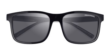 Shiny Black Armani Exchange AX4145S -  Écoresponsables Lunettes de soleil