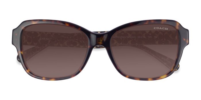 Dark Tortoise Coach HC8232 L1010 -  Acetate Sunglasses