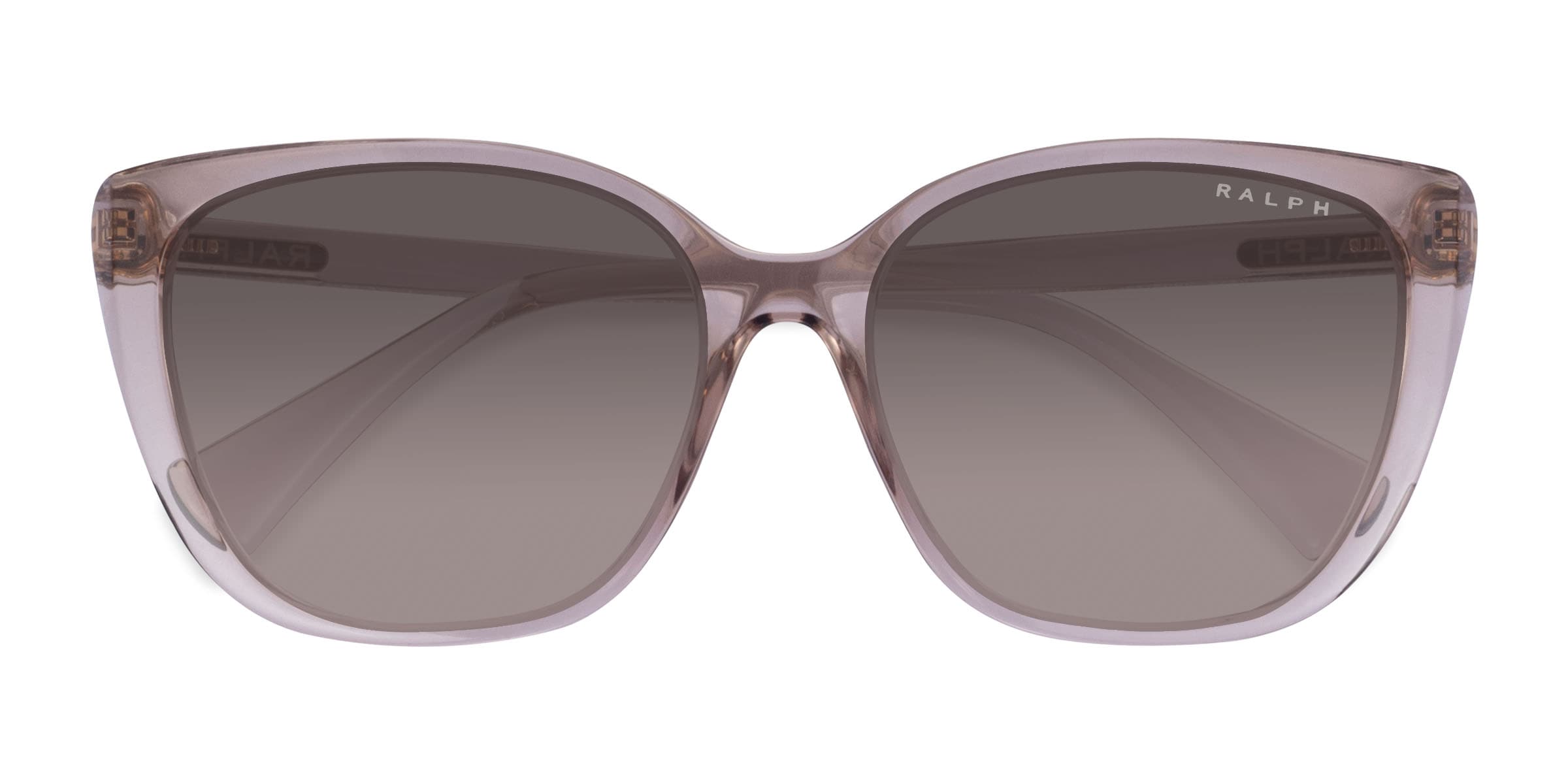 Ralph RA5274 - Cat Eye Shiny Transparent Brown Frame Prescription